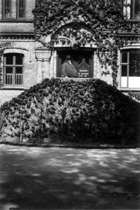 Ögonklinikens entré i början på 1900-talet